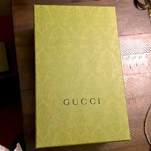 Empty Gucci box